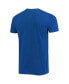ფოტო #4 პროდუქტის Men's Royal, Orange New York Mets Lodge T-shirt and Pants Sleep Set