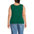 ფოტო #2 პროდუქტის Plus Size Cotton Tank Top