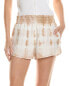 Фото #1 товара Bella Dahl Smocked Linen-Blend Short Women's