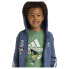 ADIDAS Disney Mickey Mouse full zip sweatshirt Preloved Ink / Off White, 7-8 лет - фото #8