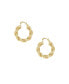 ფოტო #1 პროდუქტის 18K Gold Modern Day Twist Women's Hoop Earrings
