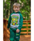 ფოტო #2 პროდუქტის Boys Fleece Pullover Hoodie and Pants Outfit Set to (2T - 18-20)