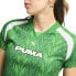 Puma Football Jersey Baby V Neck Short Sleeve Soccer Jersey Womens Green Casual