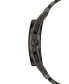 ფოტო #2 პროდუქტის Men's Chronograph Curv Gray Stainless Steel Bracelet Watch 44mm