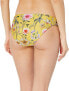 Фото #2 товара Lucky Brand Women's 168479 Side Shirred Hipster Bikini Swimsuit Bottom Size L