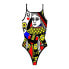 Фото #1 товара TURBO Queen Of Hearts Thin Strap Swimsuit