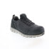 Фото #3 товара Skechers Synergy Omat Alloy Toe 200013 Mens Gray Canvas Athletic Work Shoes