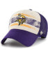 ფოტო #3 პროდუქტის Men's Cream Minnesota Vikings Breakout MVP Trucker Adjustable Hat