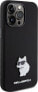 Karl Lagerfeld Karl Lagerfeld KLHCP15XSMHCNPK iPhone 15 Pro Max 6.7" czarny/black Silicone Choupette Metal Pin