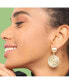 ფოტო #3 პროდუქტის Women's Silver Rope Drop Earrings