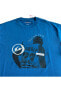 Фото #2 товара Travis Scott x Jordan x Fragment Erkek Mavi T-shirt - DJ0619-413
