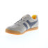 Gola Harrier Suede CMA192 Mens Gray Suede Lace Up Lifestyle Sneakers Shoes