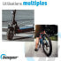 Фото #4 товара Anti -Theft -Roller und Fahrrad - Beepper - 60 cm Kabel - 4 -digit -Code - Blau