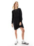 Фото #1 товара New Look long sleeve smock mini dress in black