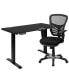 Фото #1 товара 48" Wide Electric Adjustable Standing Desk & Ergonomic Office Chair
