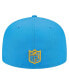 Фото #3 товара Men's Powder Blue Los Angeles Chargers Main 59FIFTY Fitted Hat