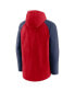 Men's Red and Navy St. Louis Cardinals Authentic Collection Full-Zip Hoodie Performance Jacket
