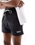 Фото #1 товара Hugo Haiti swim short in black