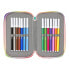 SAFTA Triple Filling 36 Units Rainbow High Paradise Pencil Case