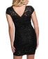 Фото #3 товара Women's Ariel Sequined Lace Mini Dress