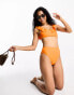 Фото #1 товара Nobody's Child bikini top in orange