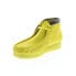 Фото #7 товара Clarks Wallabee Boot 26162470 Mens Yellow Suede Lace Up Chukkas Boots