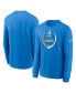 Men's Powder Blue Los Angeles Chargers Icon Legend Long Sleeve Performance T-shirt