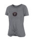 ფოტო #2 პროდუქტის Women's Gray Inter Miami CF Front Twist T-shirt