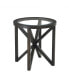 Фото #8 товара Modern Tempered Glass Coffee Table with Wood Base