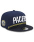 Фото #4 товара Men's Navy Indiana Pacers 2022/23 City Edition Official 9FIFTY Snapback Adjustable Hat