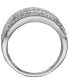 ფოტო #4 პროდუქტის EFFY® Diamond Multi-Row Statement Ring (1-1/2 ct. t.w.) In 14k White Gold, 14K Gold Or 14K Rose Gold