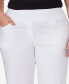 Фото #4 товара Plus Size Pull-On Silky Tech Capri Pants