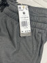 Adidas Men's Pants Gray Game and Go Tapered Fleece Joggers Zip Size S, M GT0061