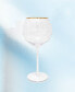 Фото #3 товара Rippled Wine Glasses, Set of 6