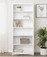 31.5" 6-Shelf Composite Wood Home Office Standard Bookcase
