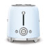 Фото #8 товара SMEG toaster TSF01PBEU (Pastel Blue) - 2 slice(s) - Blue - Steel - Buttons - Level - Rotary - China - 950 W