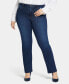 ფოტო #1 პროდუქტის Plus Size Barbara Bootcut Jeans