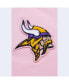 Фото #5 товара Футболка женская Pro Standard Minnesota Vikings розового цвета, укороченная.