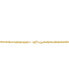 ფოტო #3 პროდუქტის Glitter Double Rope Link 20" Chain Necklace (3-3/4mm) in 14k Gold