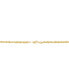 Фото #3 товара Glitter Double Rope Link 20" Chain Necklace (3-3/4mm) in 14k Gold