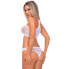 Underwear Set Pink Lipstick White (S/M)