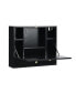 Фото #1 товара Wall Mounted Folding Laptop Desk Hideaway Storage with Drawer