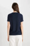 Kadın T-shirt C1872ax/nv256 Navy