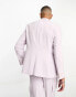 Фото #4 товара ASOS DESIGN skinny suit jacket in pale pink