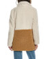 French Connection Colorblocked Teddy Coat Women's