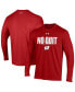 Фото #2 товара Men's Red Wisconsin Badgers Shooter Performance Long Sleeve T-shirt