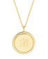 ფოტო #1 პროდუქტის 14K Gold Plated Charlie Initial Pendant