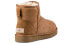 Угги женские UGG CLASSIC MINI, коричневые 38 - фото #4