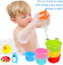 BBLIKE Bathtub Toys, 14 Pieces Interactive Bath Toy Waterfall Baby Bath Toy for Bathtub, Pool Game, Water Toy Baby Boys and Girls