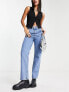 Фото #1 товара Reclaimed Vintage 90's high waisted slim leg jean in antique wash